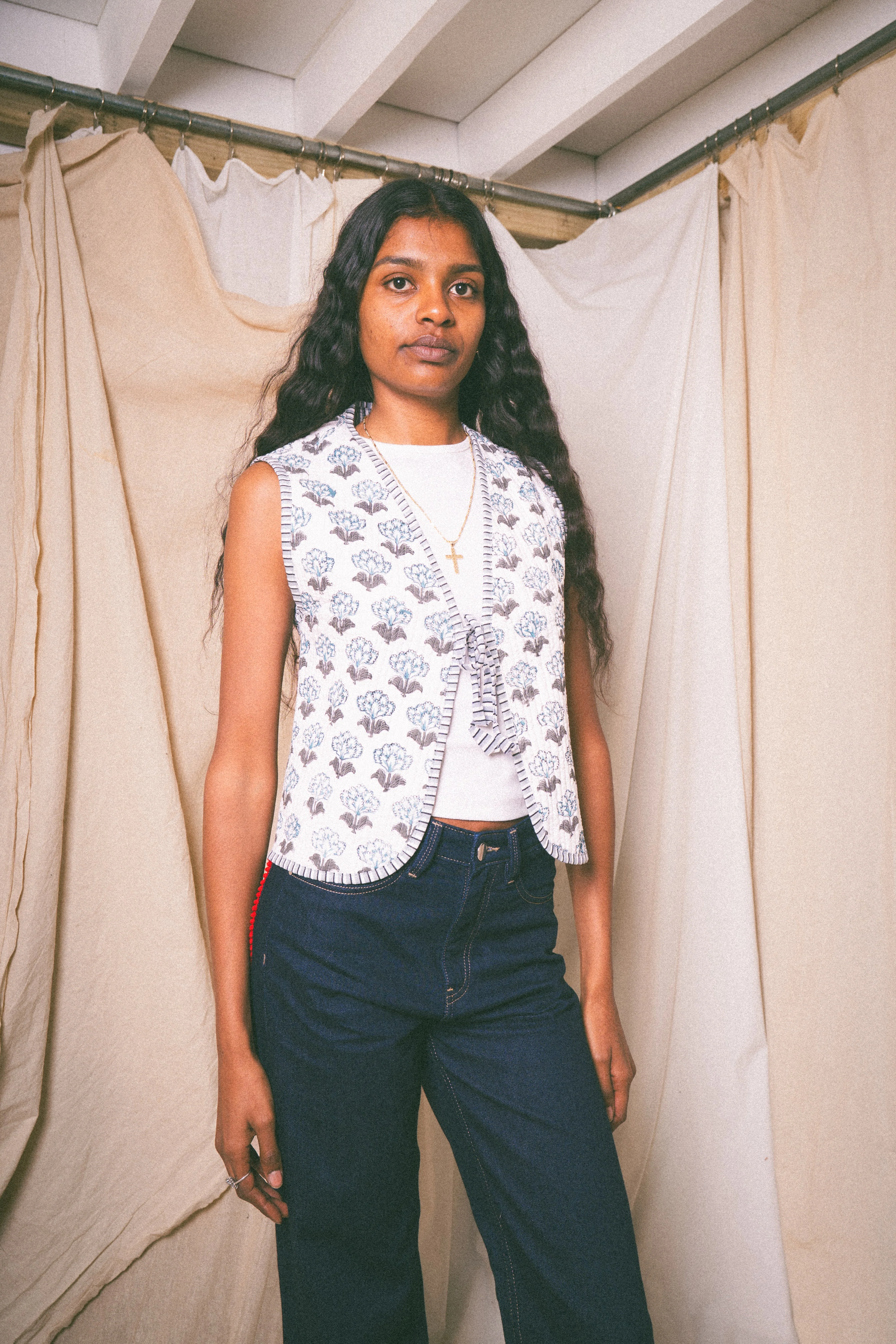 White Amour Waistcoat - Image 6
