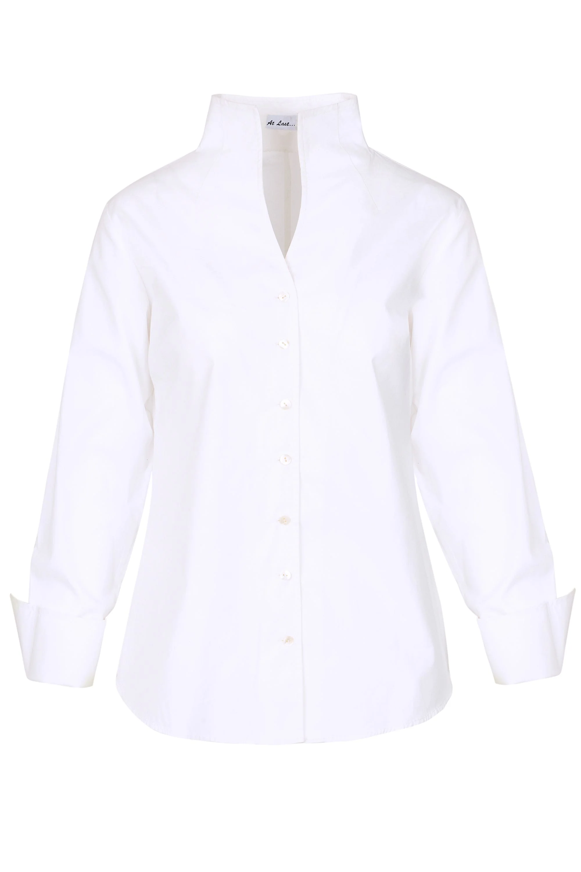Cotton Chelsea Shirt In White - Image 2