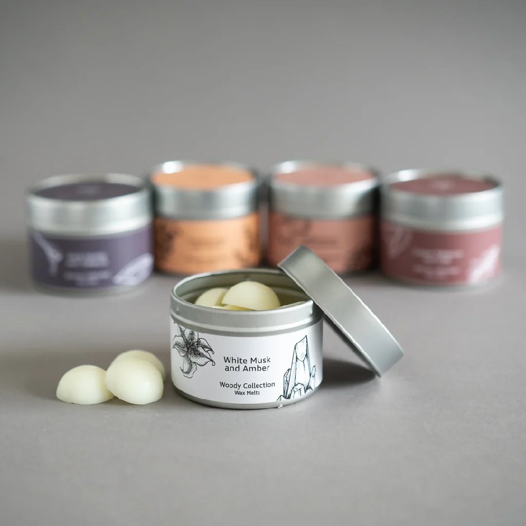 White Musk and Amber Candle or Wax Melts - Image 2