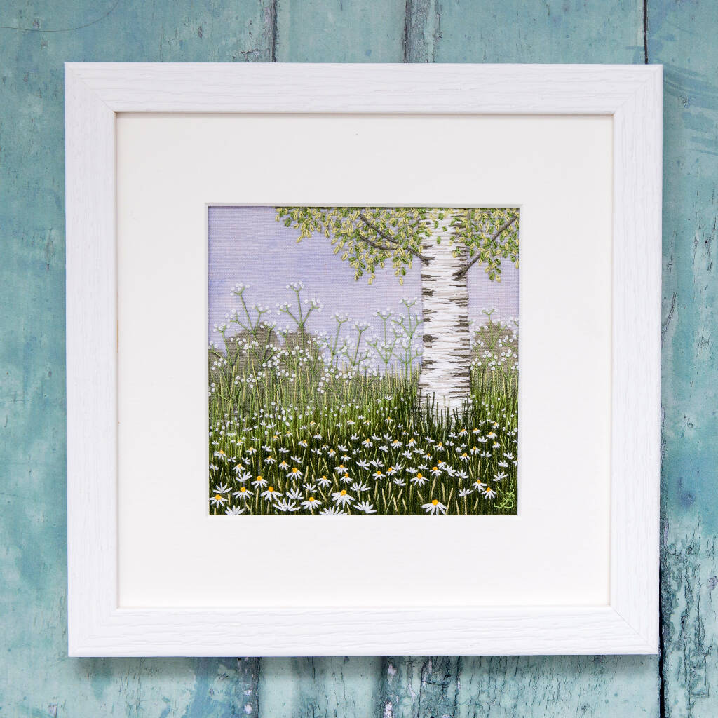 Embroidery Kit -White- Under the Silver Birch - Image 3