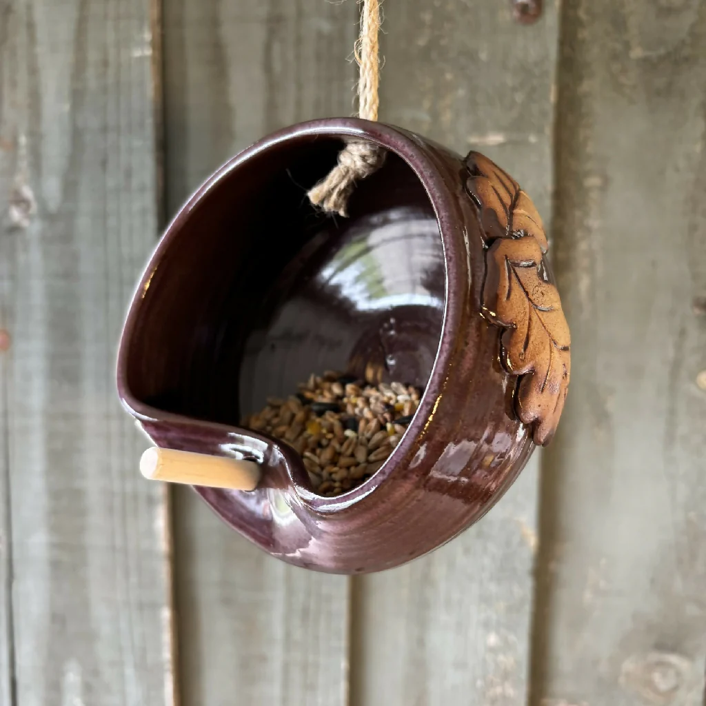 Garden / Wild Bird Feeder ceramic hanging - Image 14