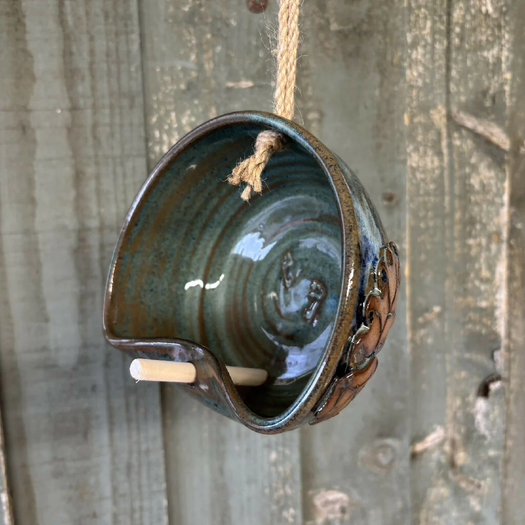 Garden / Wild Bird Feeder ceramic hanging - Image 5
