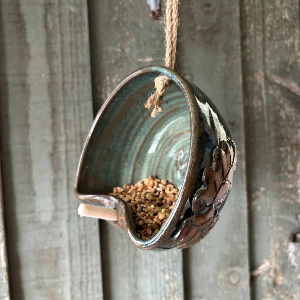 Garden / Wild Bird Feeder ceramic hanging - Image 6