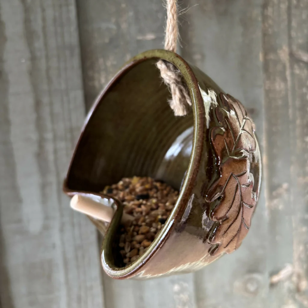 Garden / Wild Bird Feeder ceramic hanging - Image 8