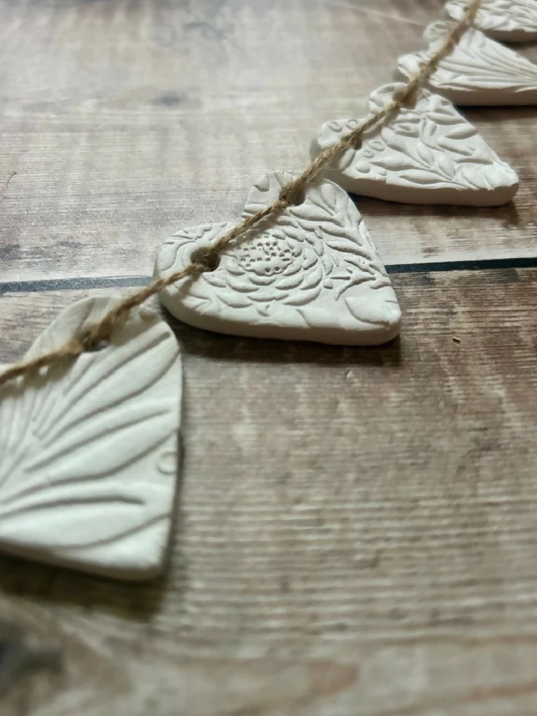 Wild Botanical Clay Heart Garland - Image 2