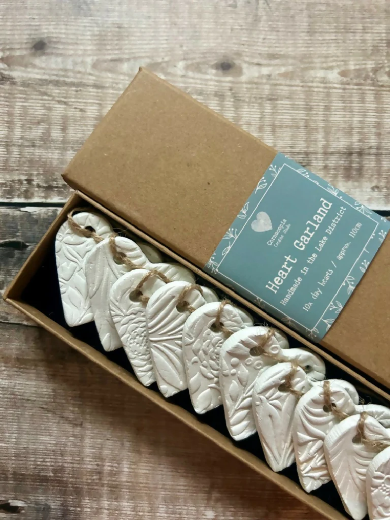 Wild Botanical Clay Heart Garland - Image 6