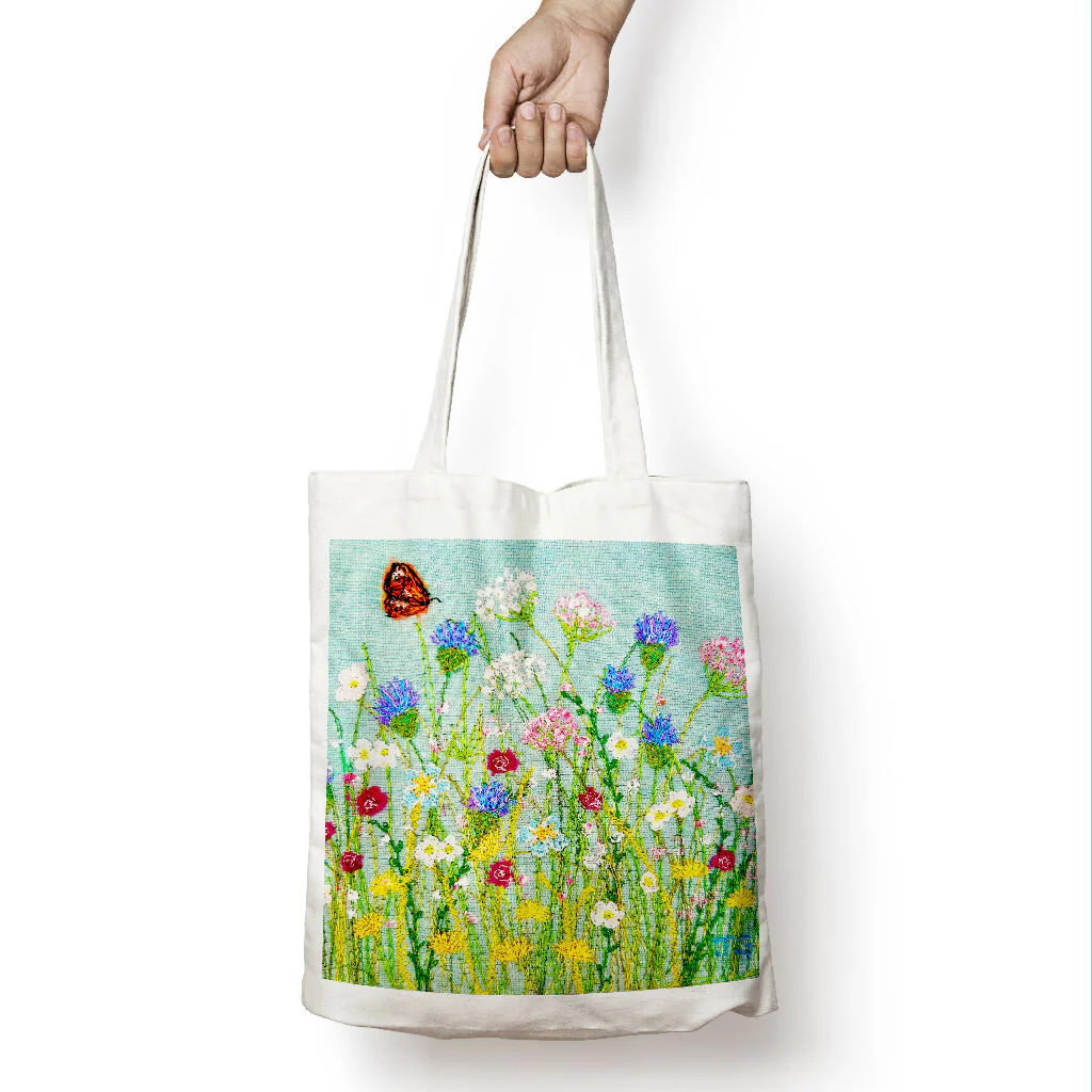 Wild Meadow Canvas Tote Bag - Image 2