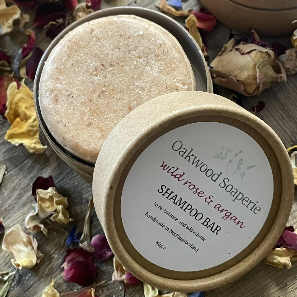 Wild Rose & Argan shampoo bar