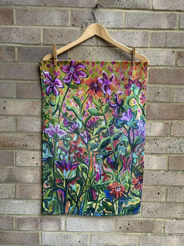 Wildflower Bloom tea towel - Image 2