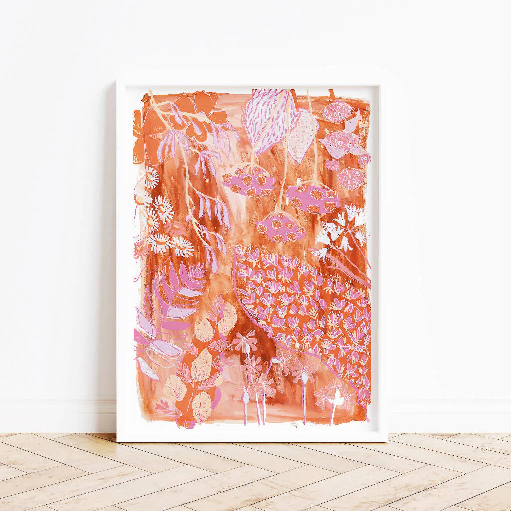 Wildflower Print Trio in Pink - Image 3