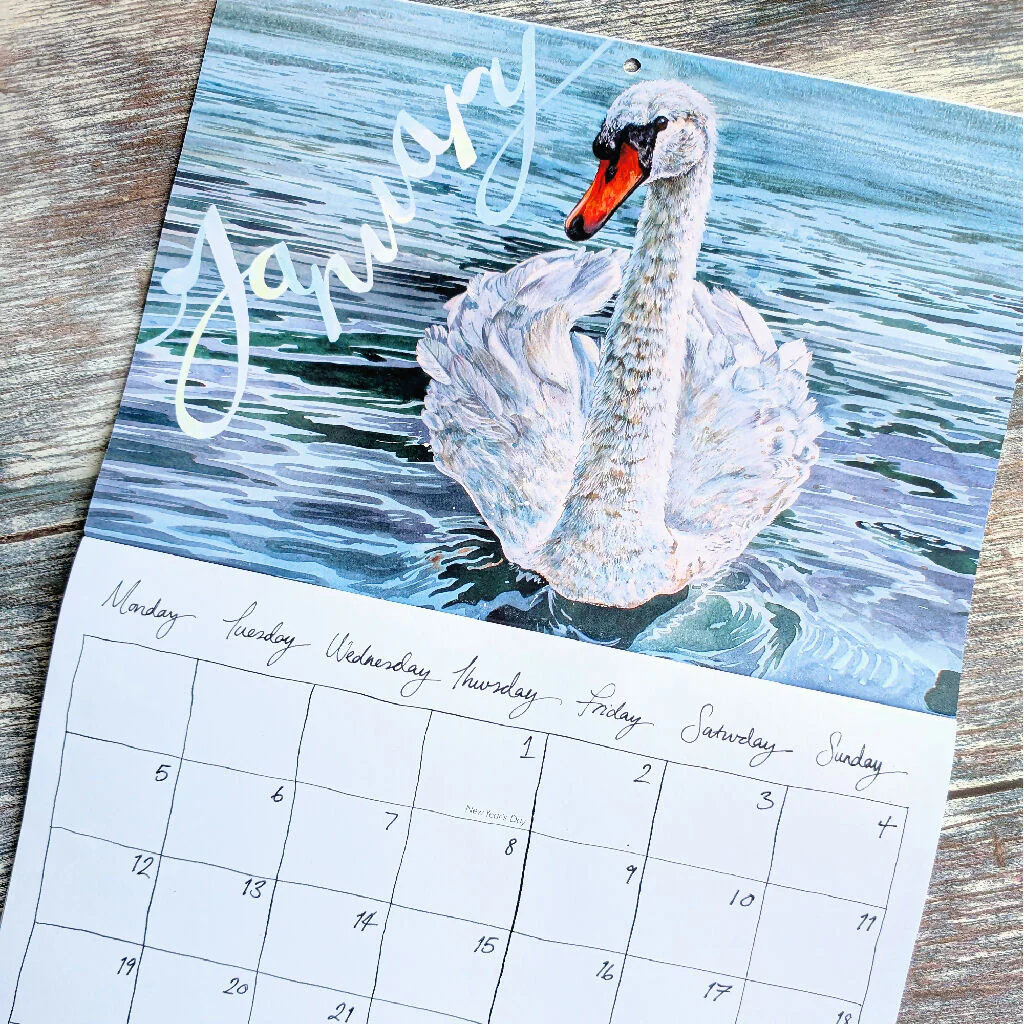 Wildlife Art Calendar 2026