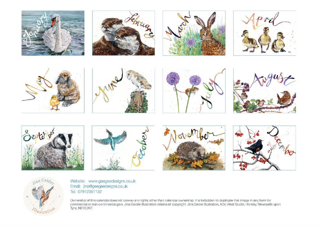 Wildlife Art Calendar 2026 - Image 10