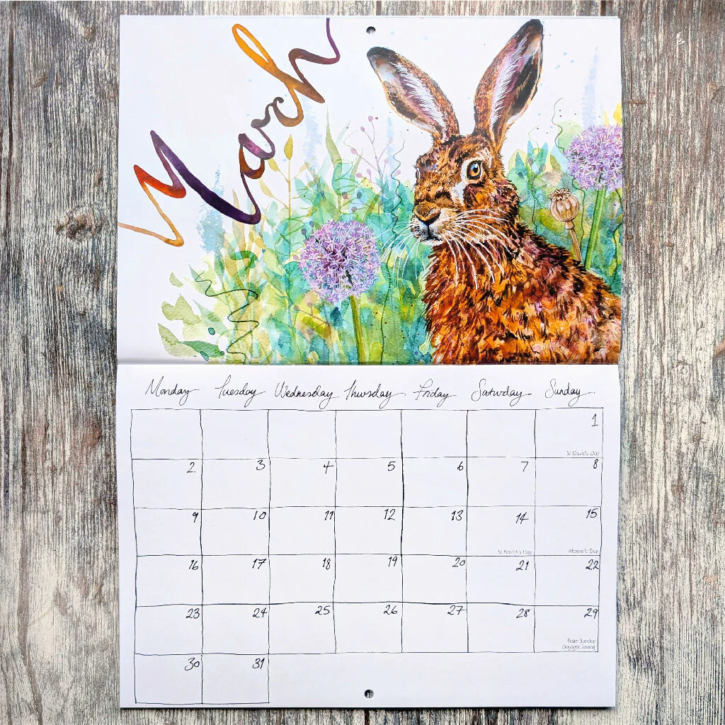 Wildlife Art Calendar 2026 - Image 3