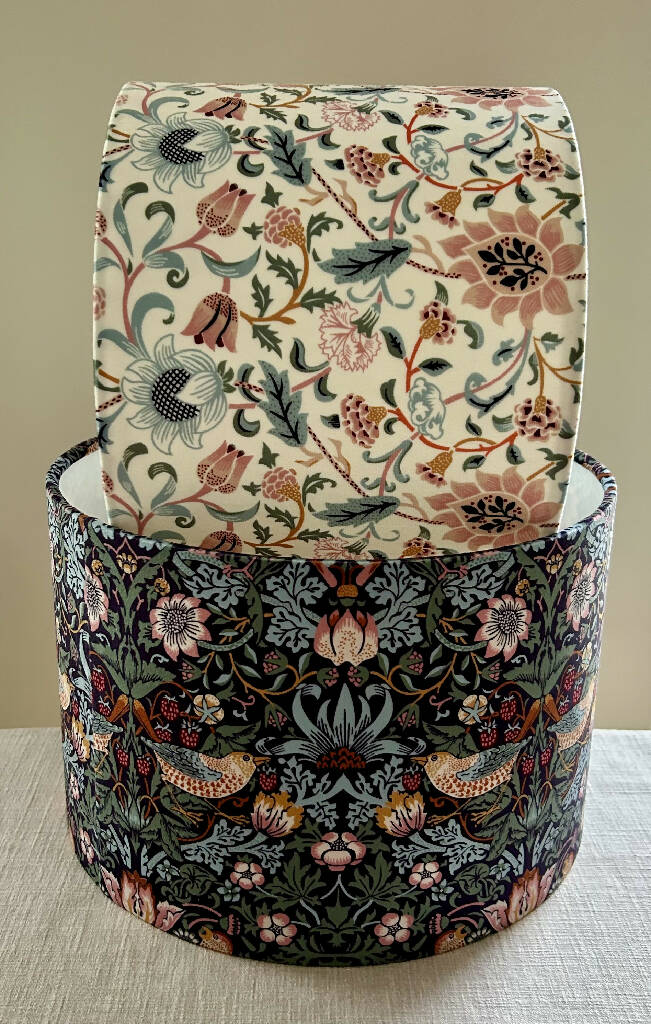William Morris 'Evenlode' Velvet Lampshade - Image 5