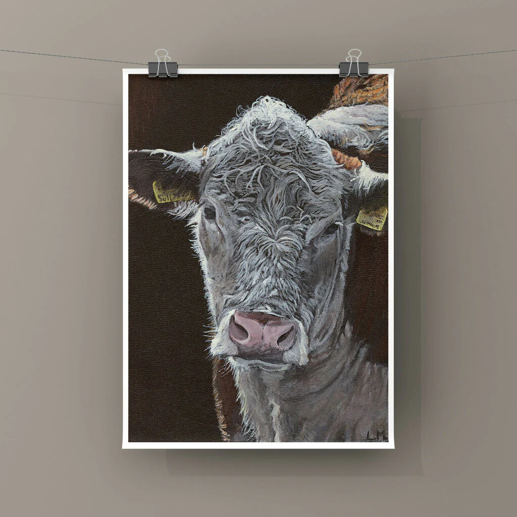 'Wiltshire Hereford' Print - Image 3