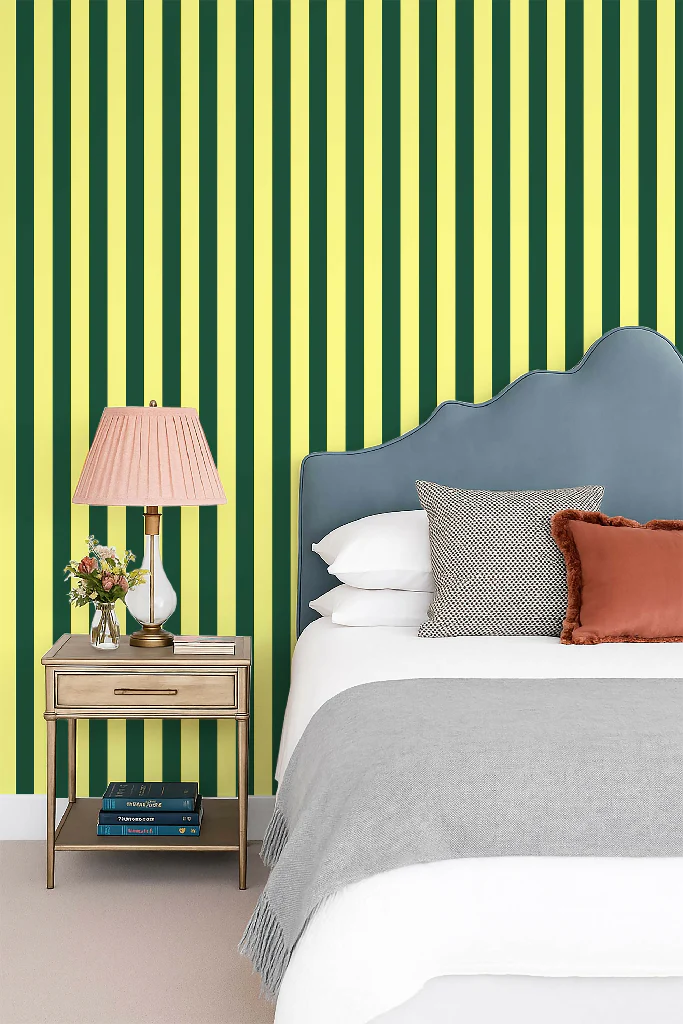 Wimbledon Stripe Wallpaper - Image 2