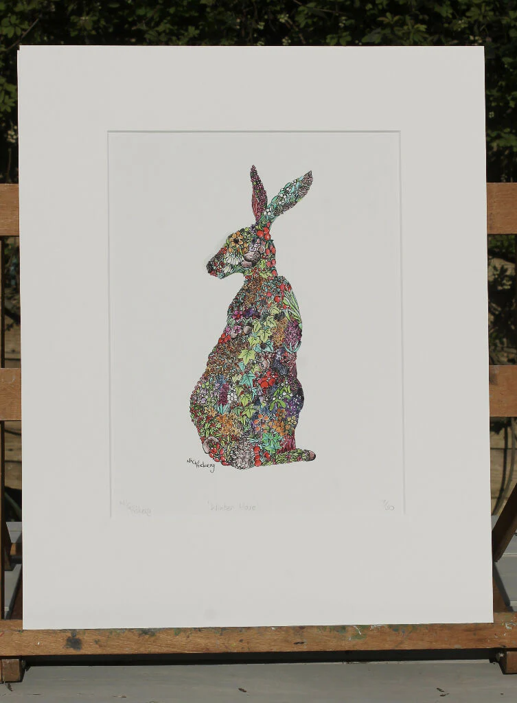 Winter Hare Limited Edition Giclée Print - Image 2
