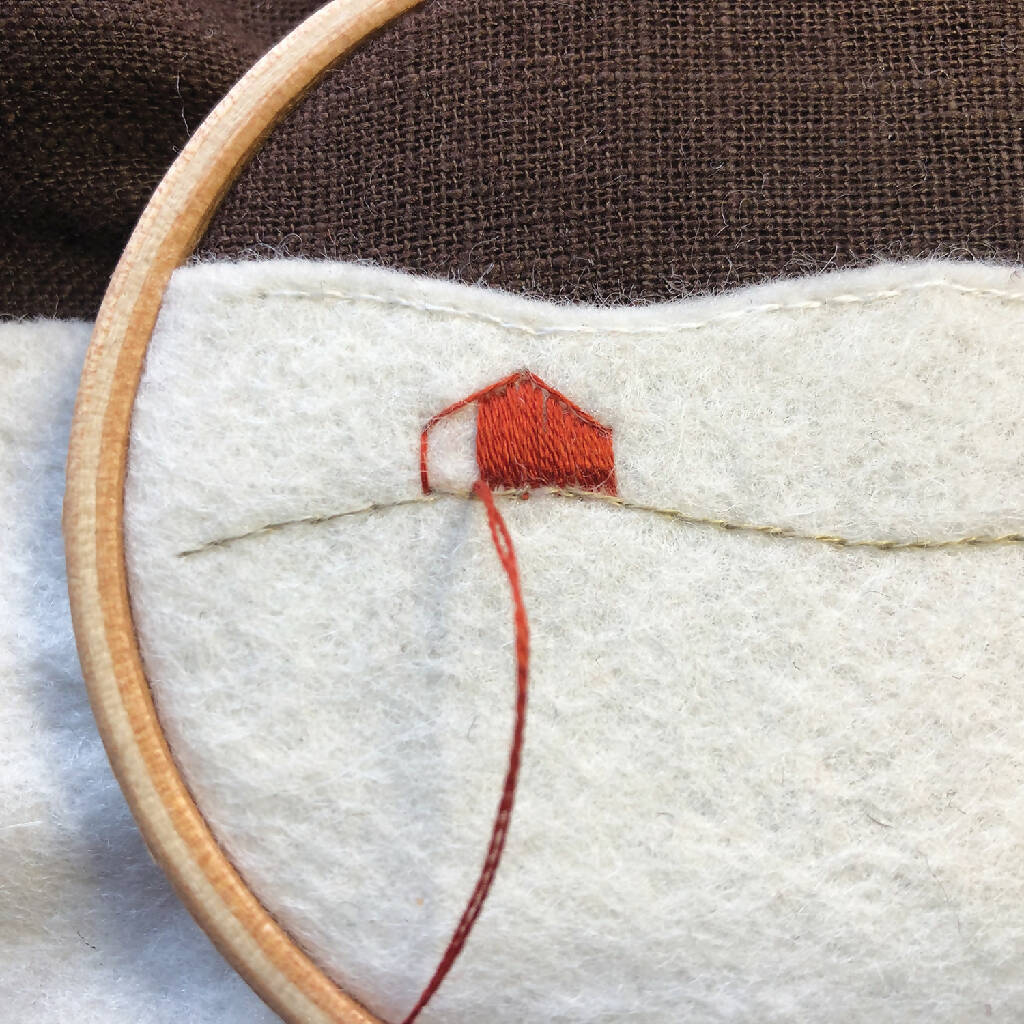 Winter Landscape Embroidery - Image 4