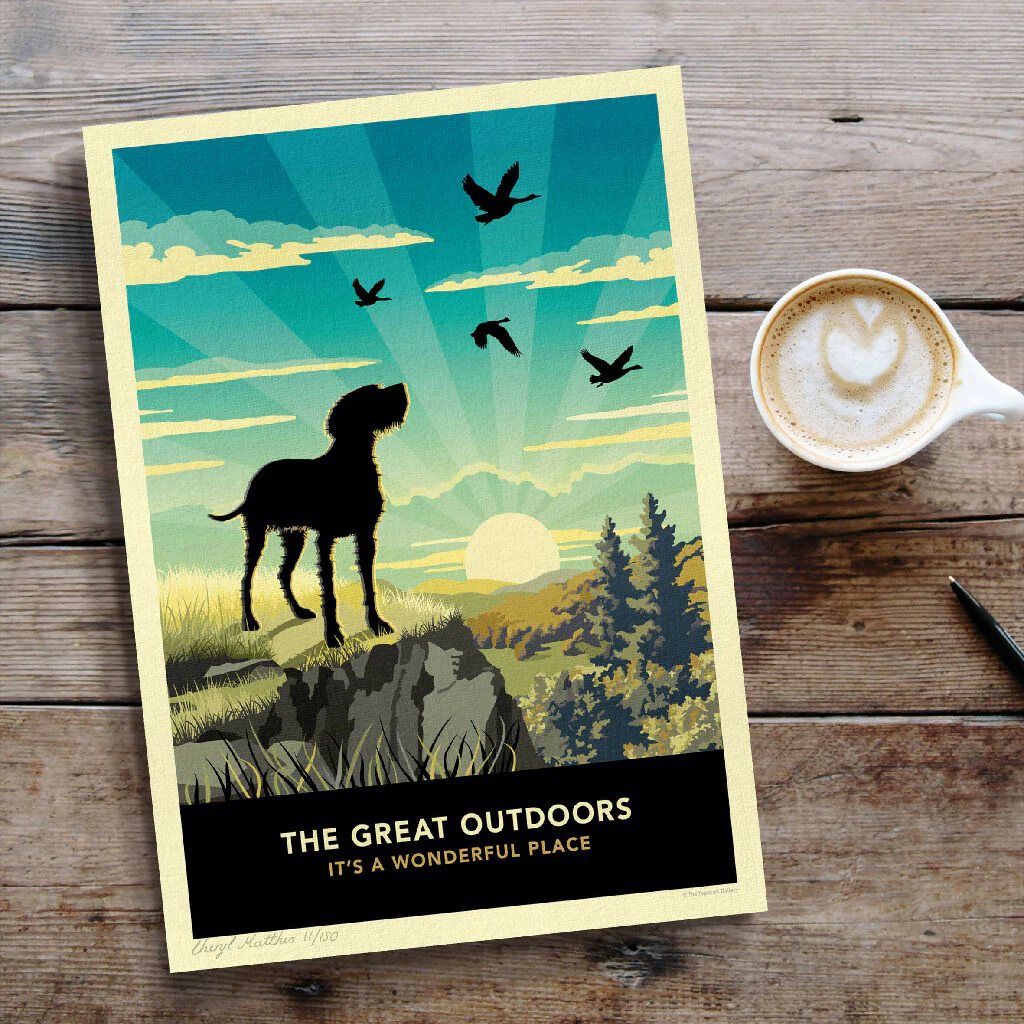 WIREHAIRED VISZLA 'THE GREAT OUTDOORS’ LIMITED EDITION ART PRINT - Image 6