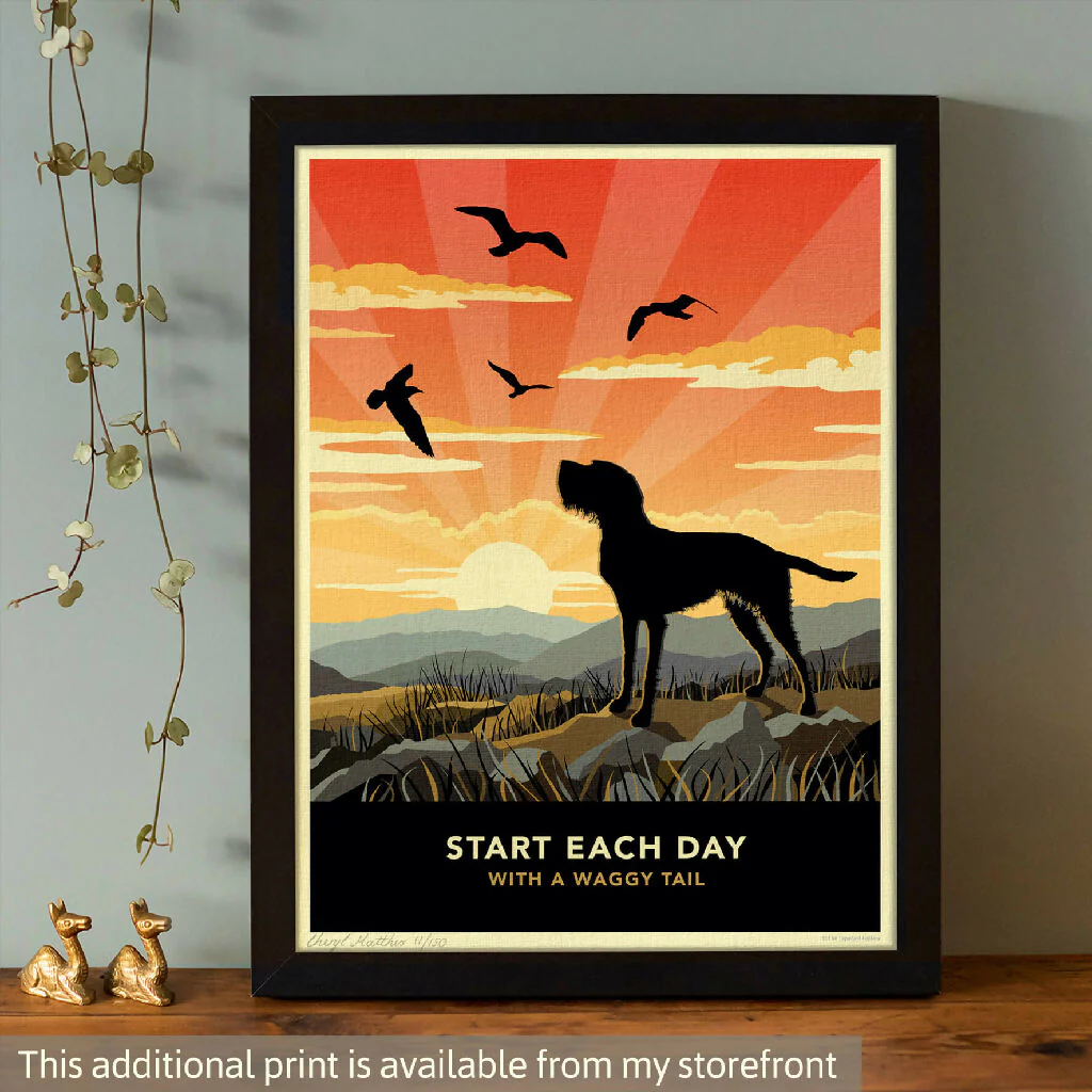 WIREHAIRED VISZLA 'THE GREAT OUTDOORS’ LIMITED EDITION ART PRINT - Image 8