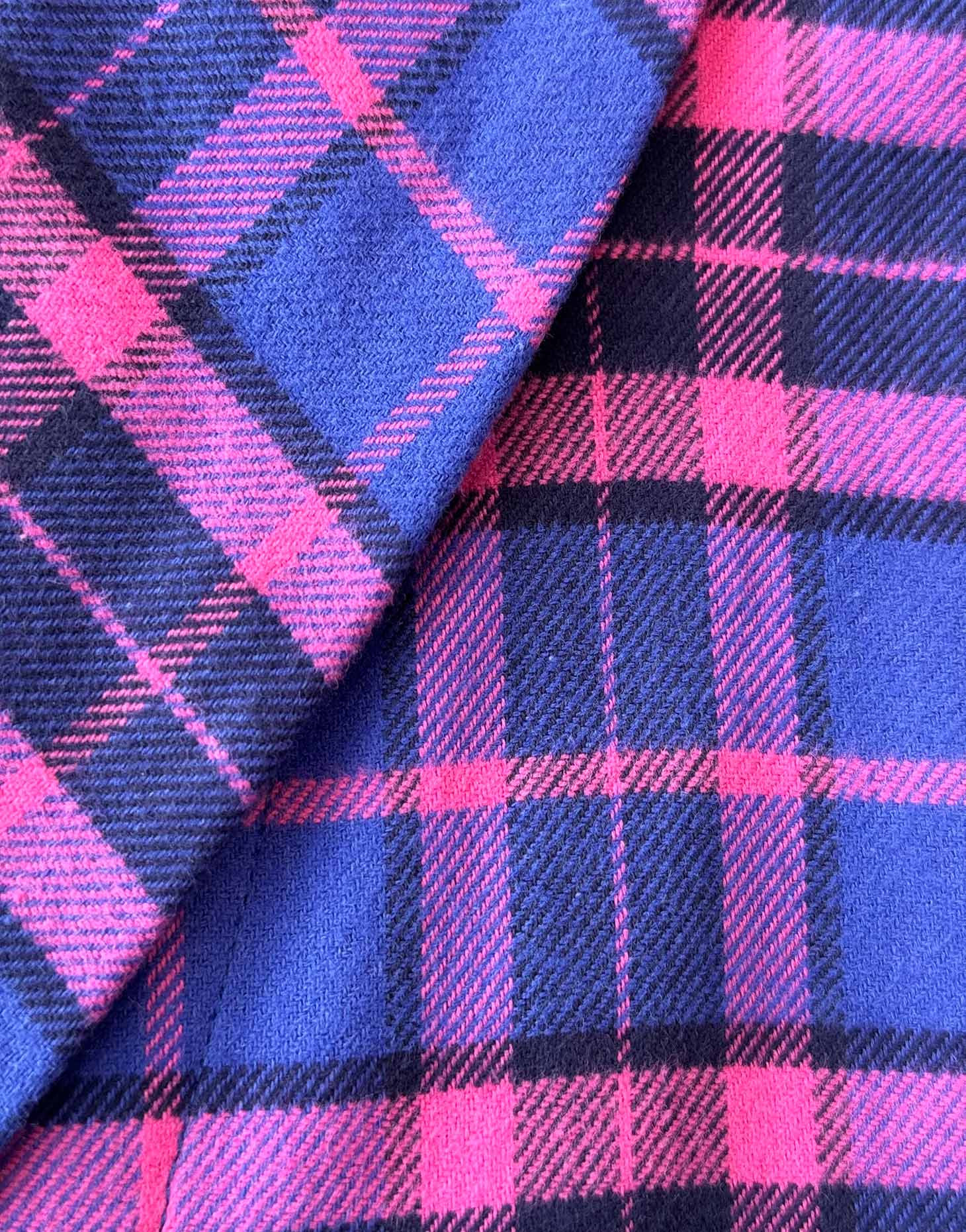 Women's Brushed Cotton Pyjama Set – Lomond Tartan - Image 5