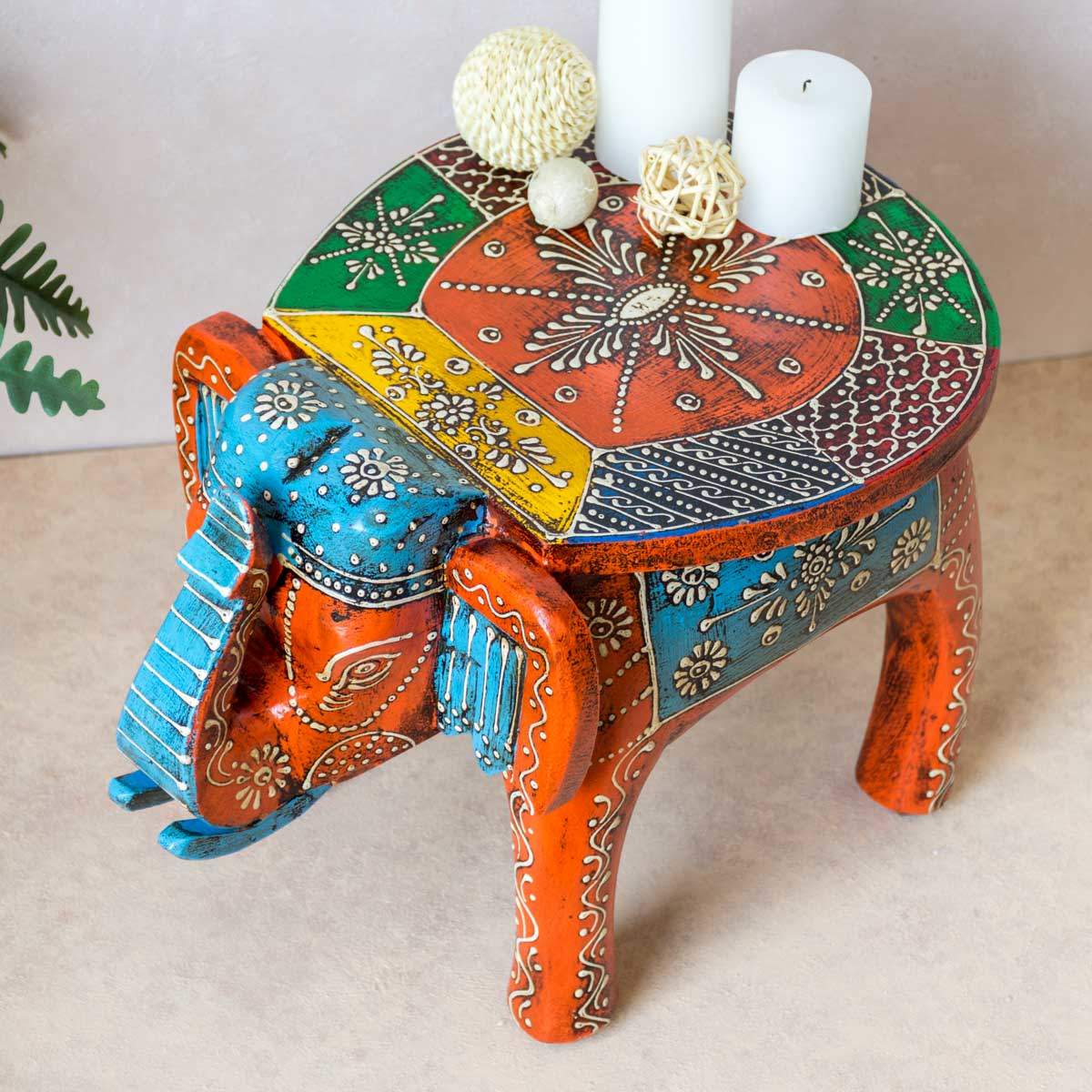 Wooden Elephant Foot Stool - Image 3