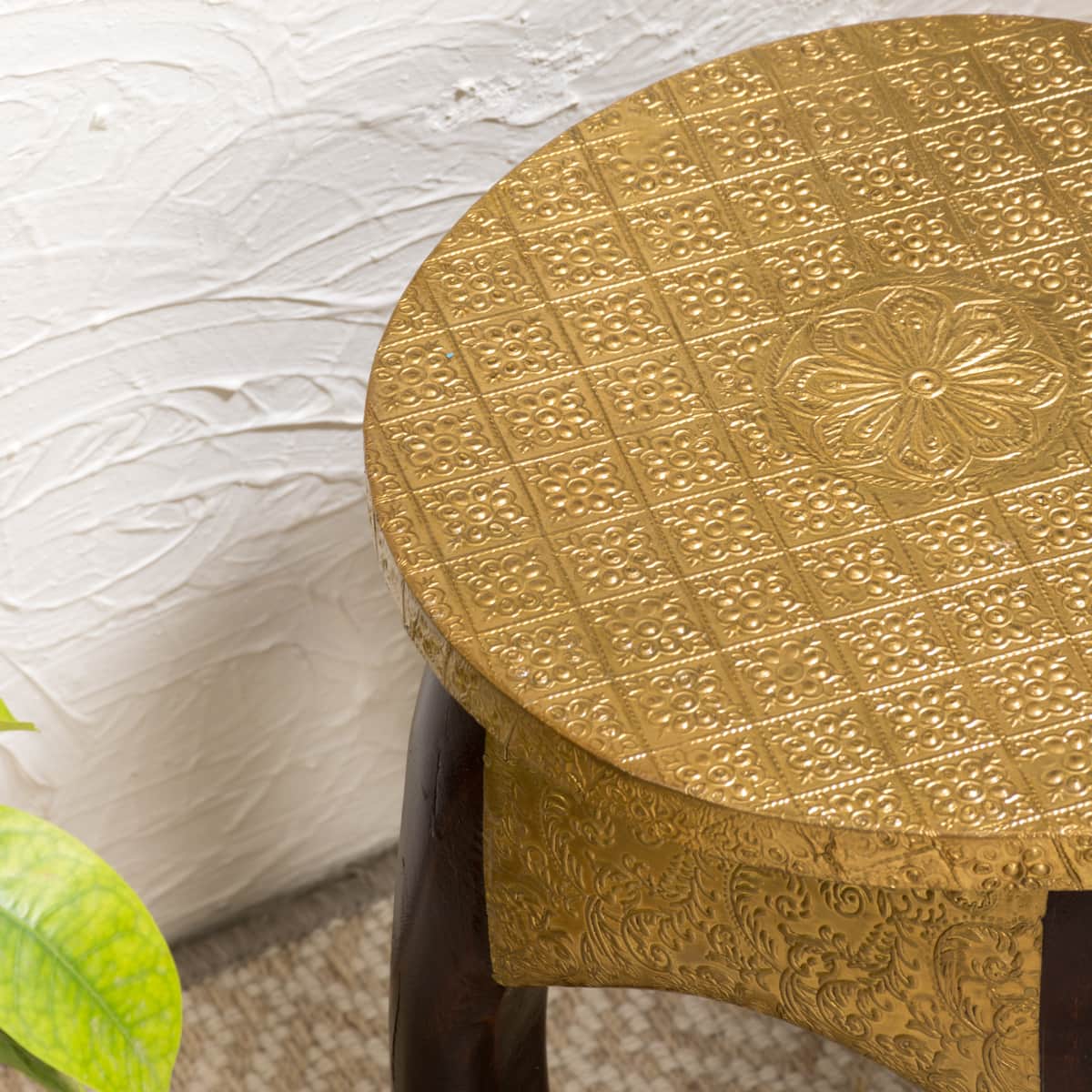 Wooden Elephant Side Table - Image 9