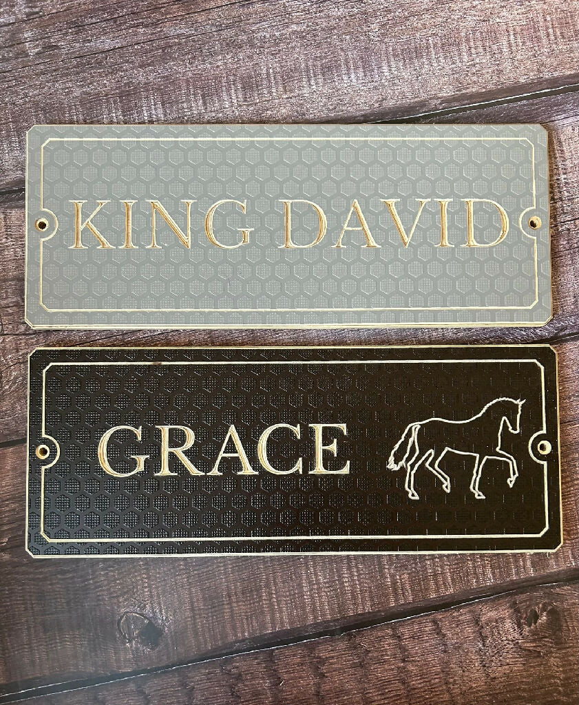 Wooden Engraved Stable Name Plaque - Image 7