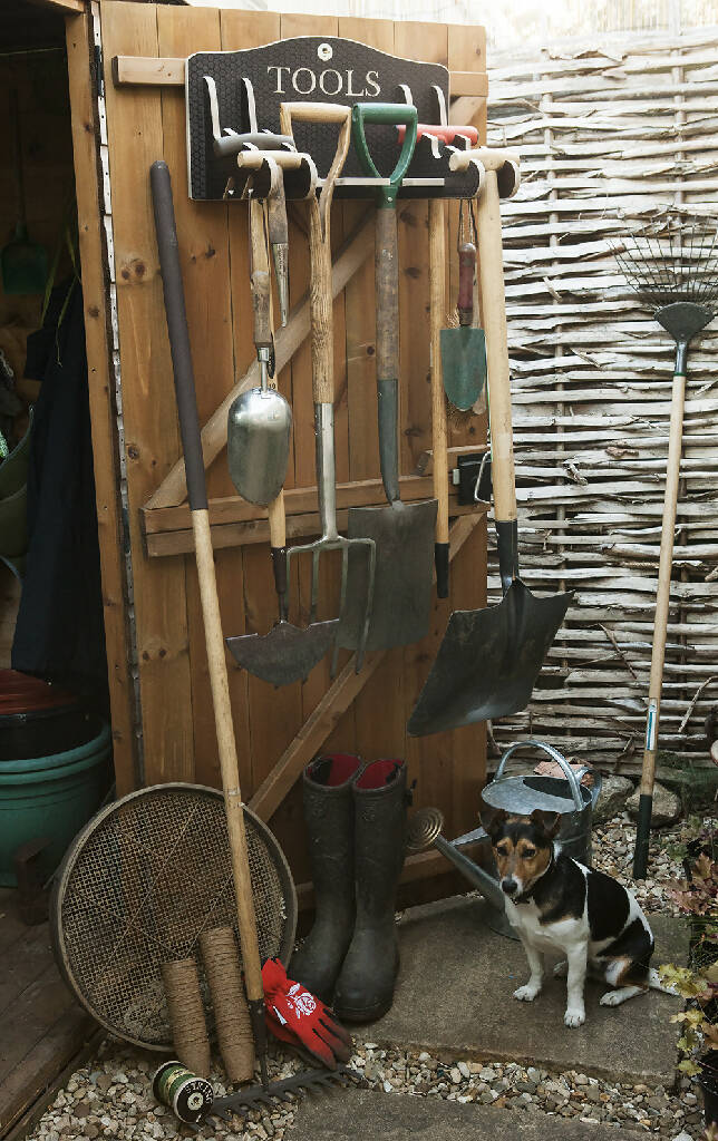 Wooden Garden Tool Rack - Image 5