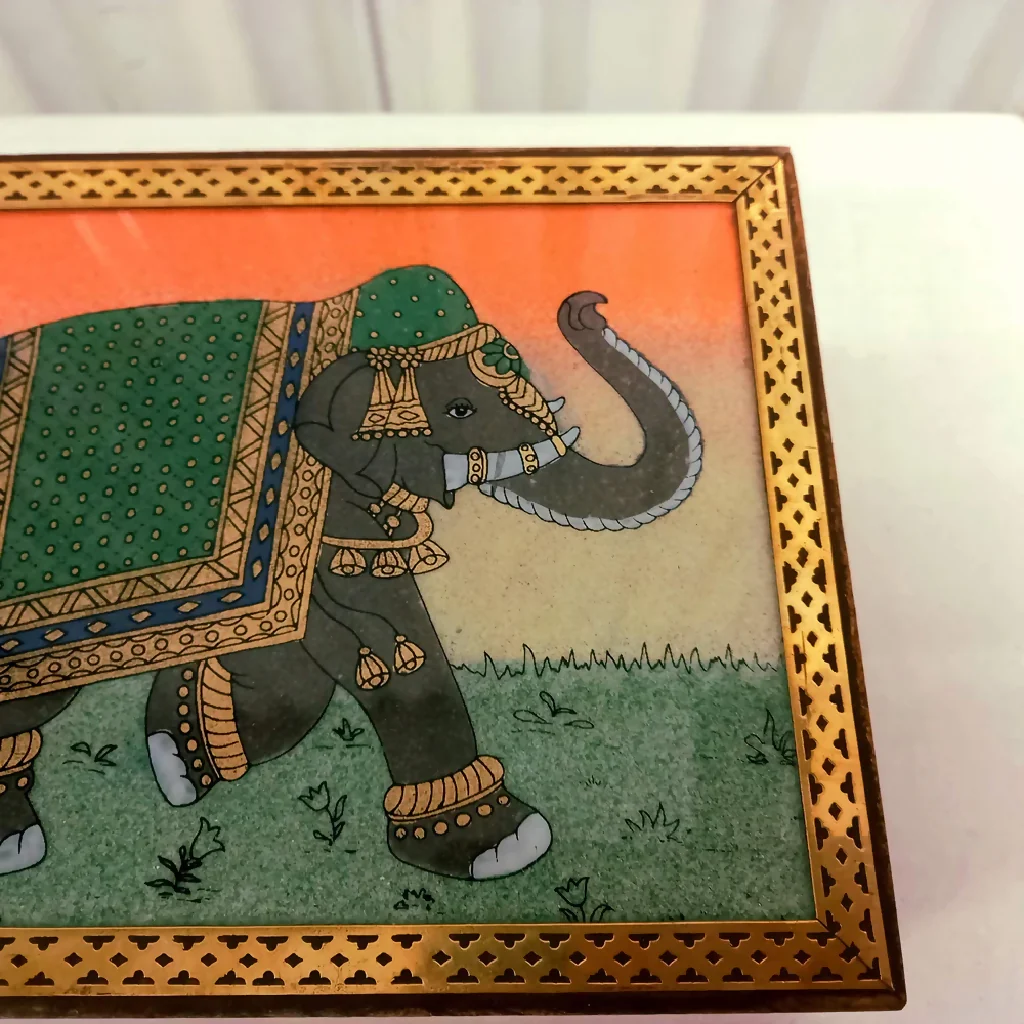 Wooden Handcrafted Elephant Jewellery Box - Image 8