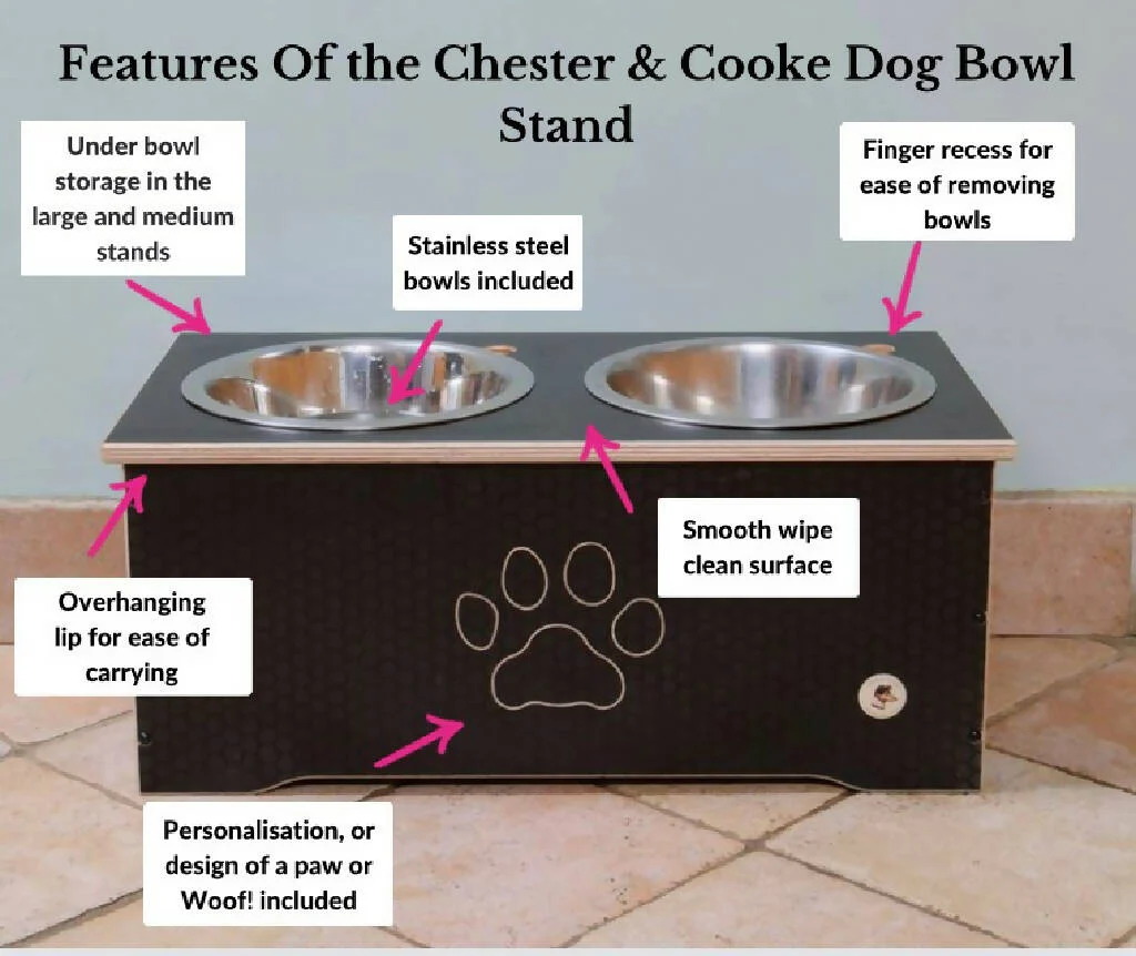 Wooden Raised Dog Bowl Stand - Image 13