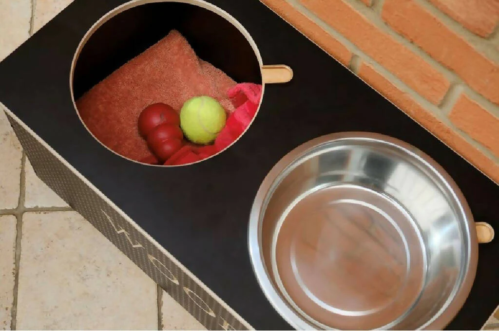 Wooden Raised Dog Bowl Stand - Image 6