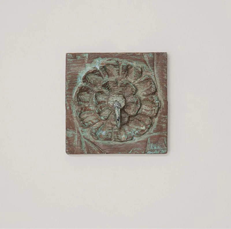 Wooden Square Single Wall Hook - Image 6