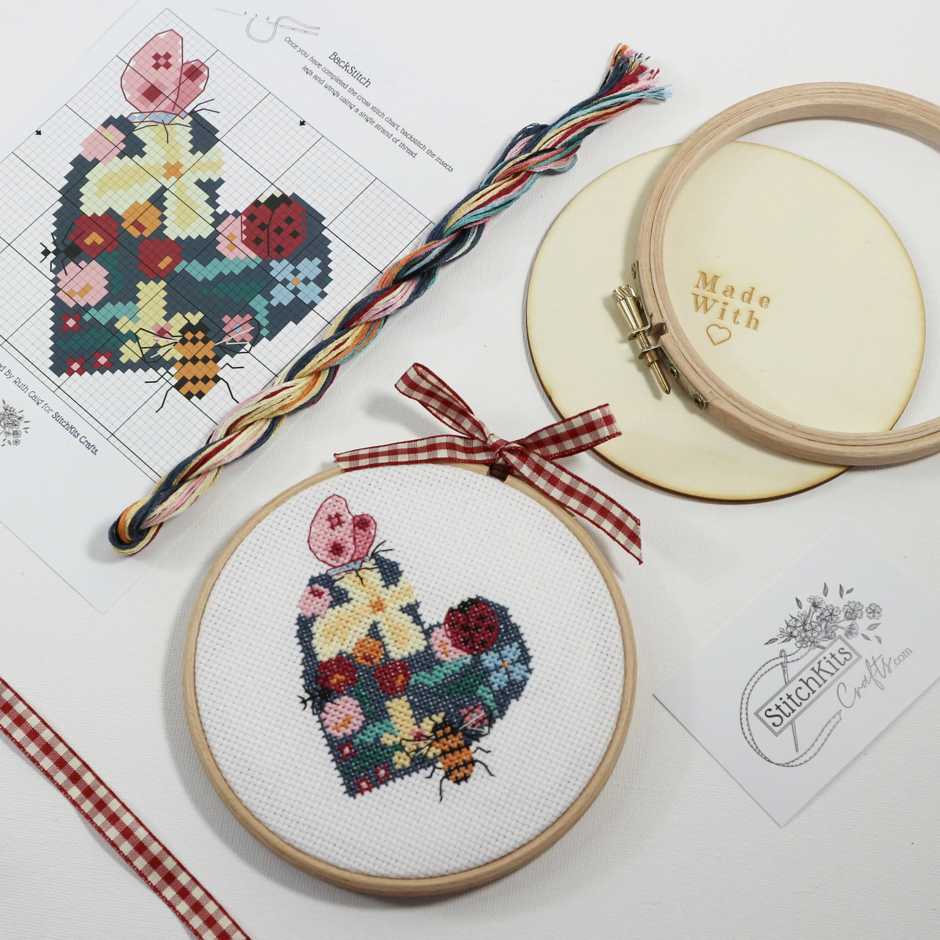 Woodland Heart, Cross Stitch Kit