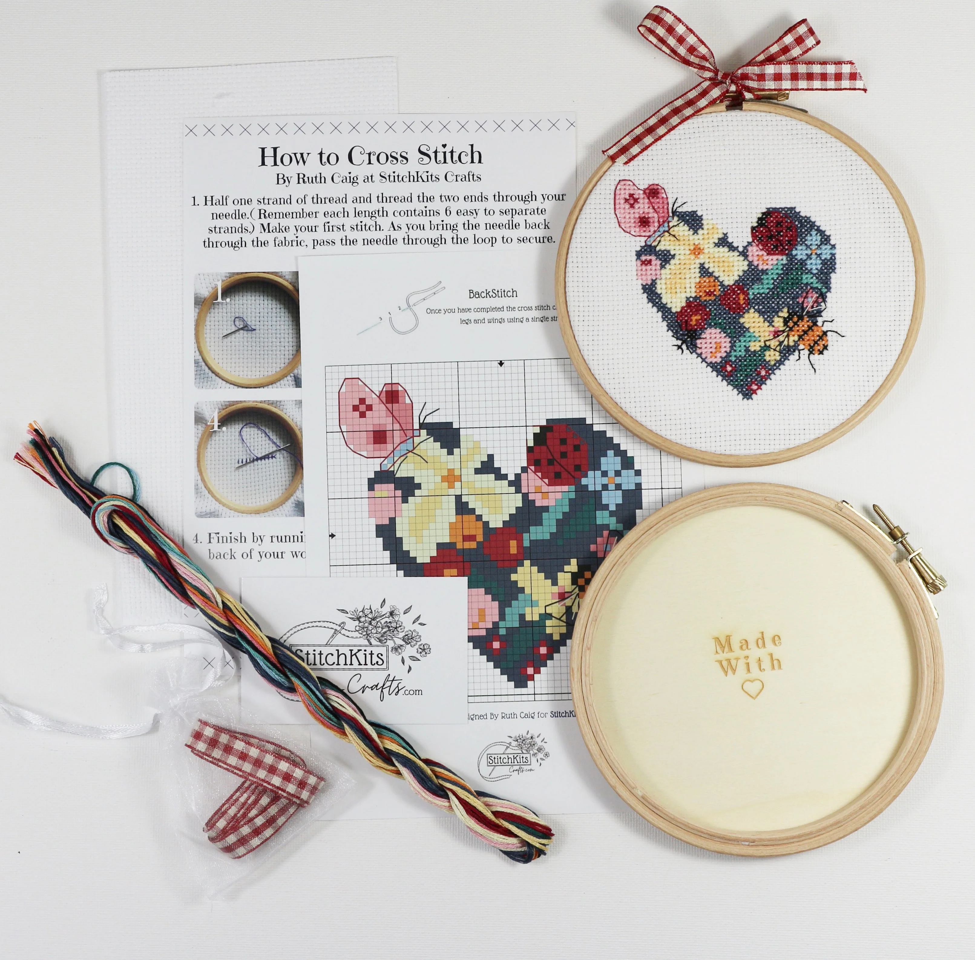 Woodland Heart, Cross Stitch Kit - Image 4