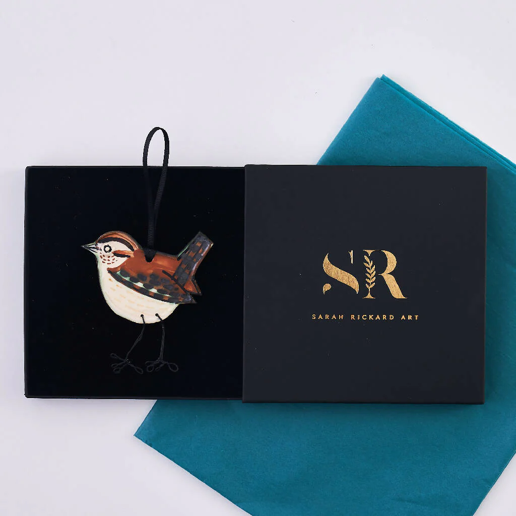 Wren Ceramic Hanging Decoration - Image 4