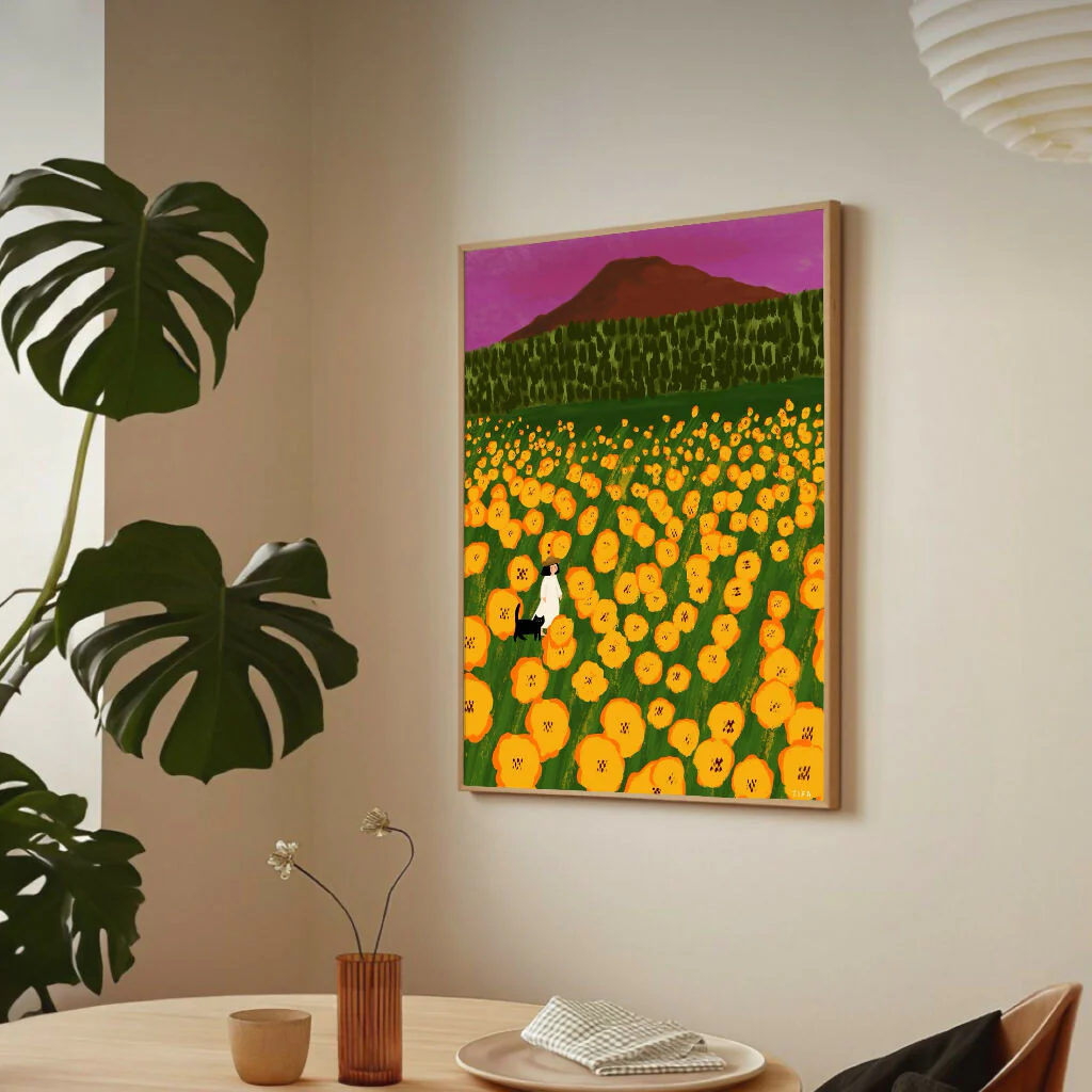 Yellow Field Print - Image 2