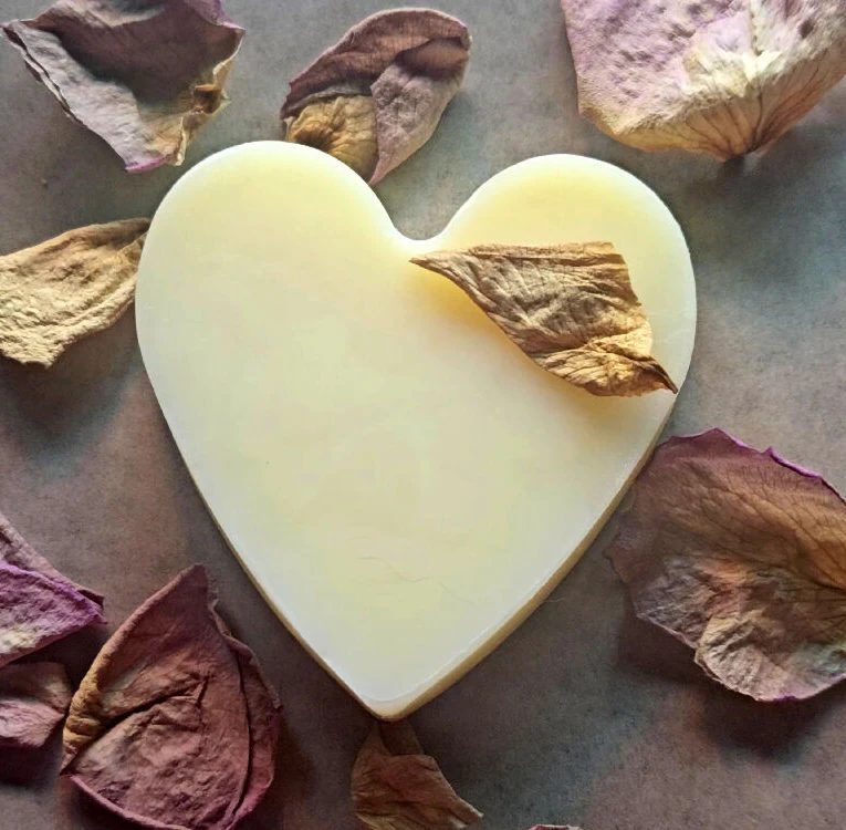 Ylang-Ylang & Vanilla Lotion Bar Heart-shaped Valentine and Mothers day gift