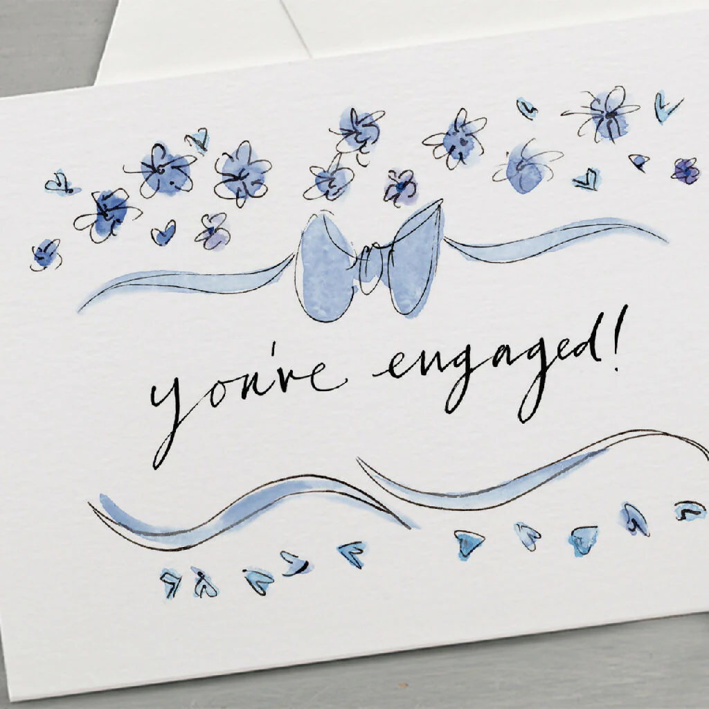 'You're Engaged!' Romantic Engagement Card - Image 2