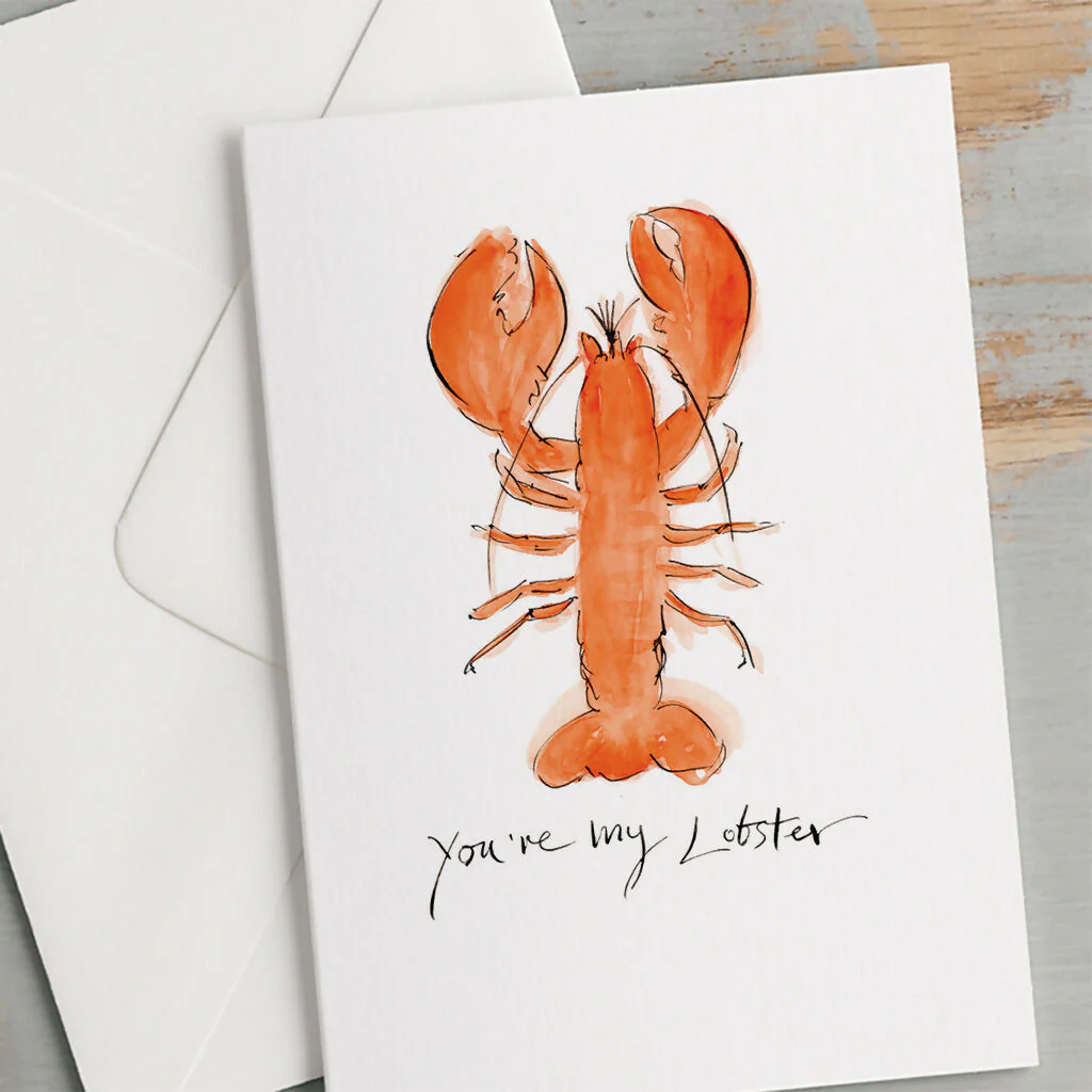 'You're My Lobster' Funny Love Card - Image 2