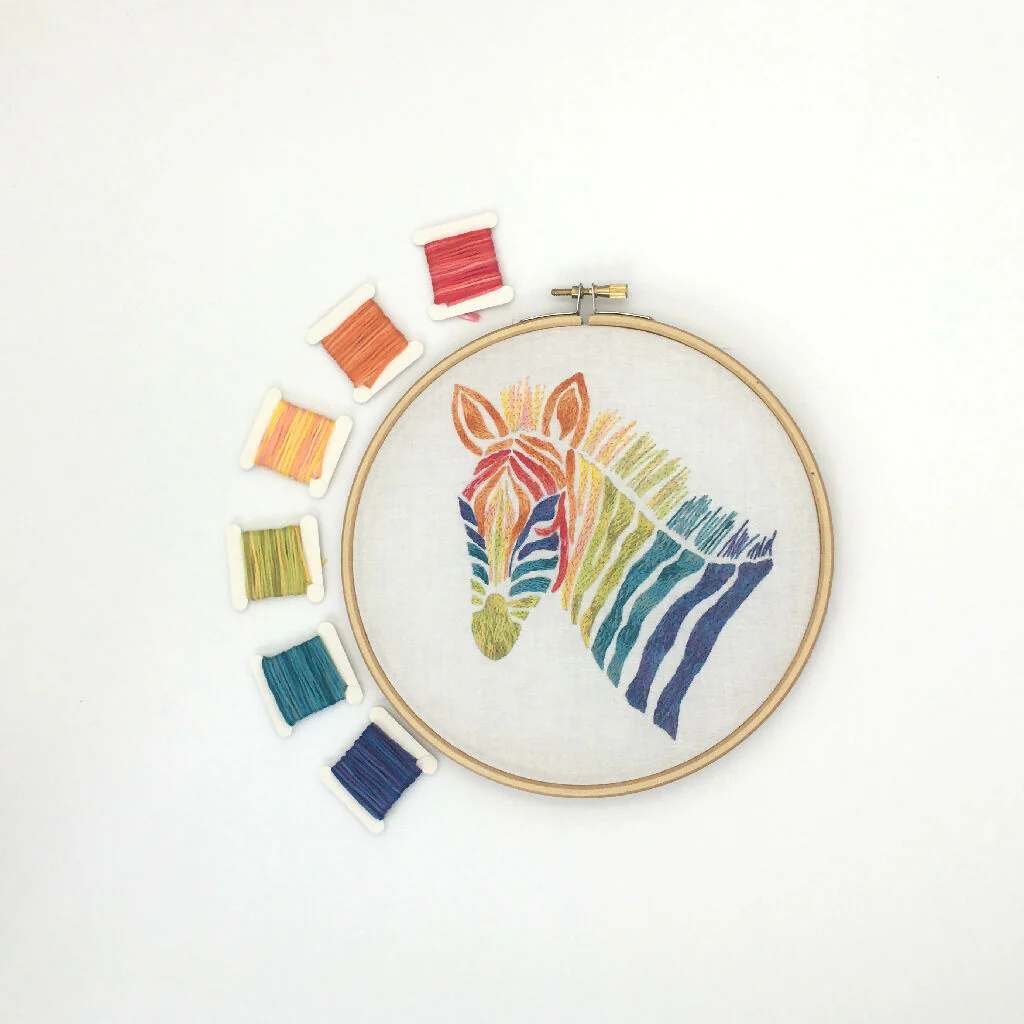 Zebra Embroidery Kit - Image 3