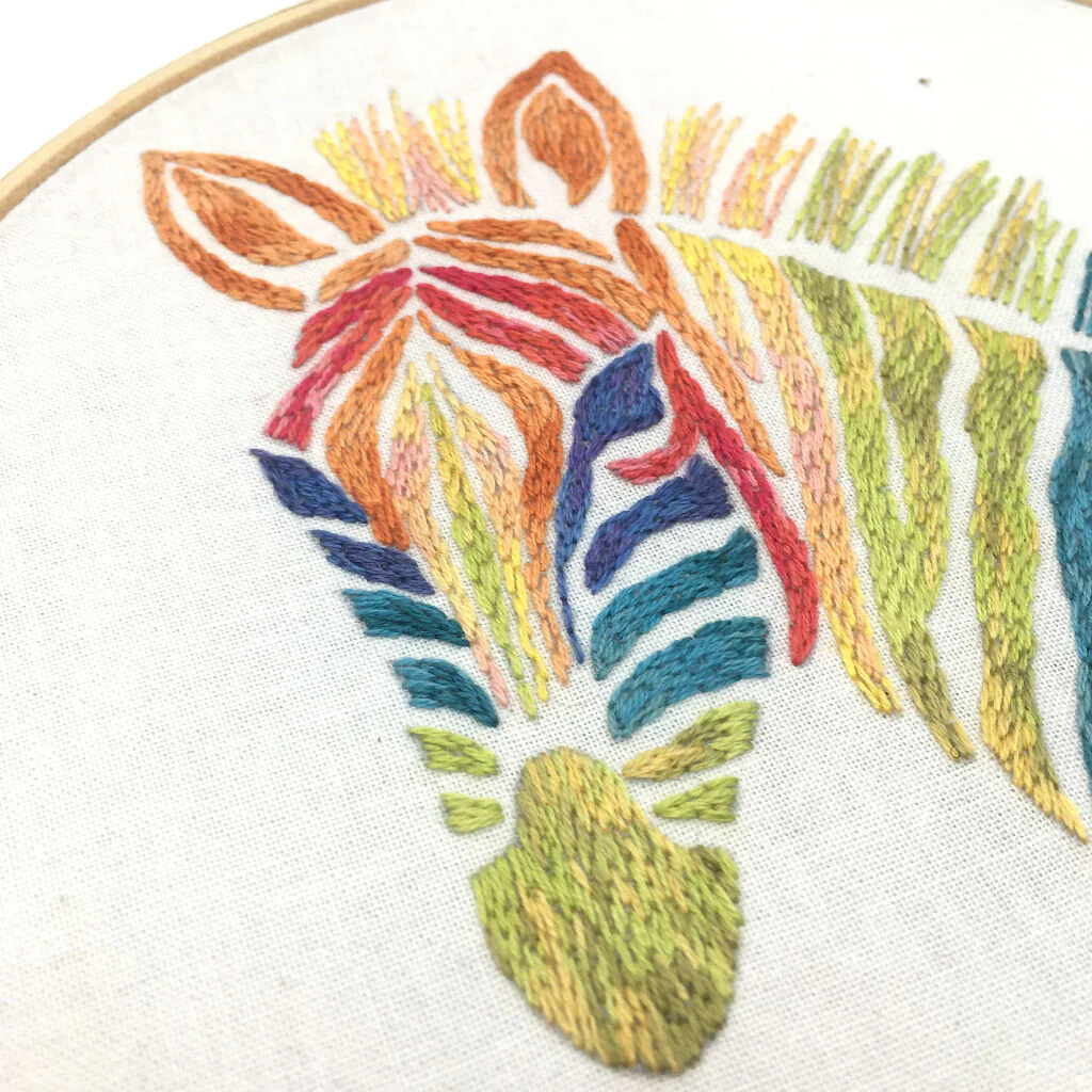 Zebra Embroidery Kit - Image 4