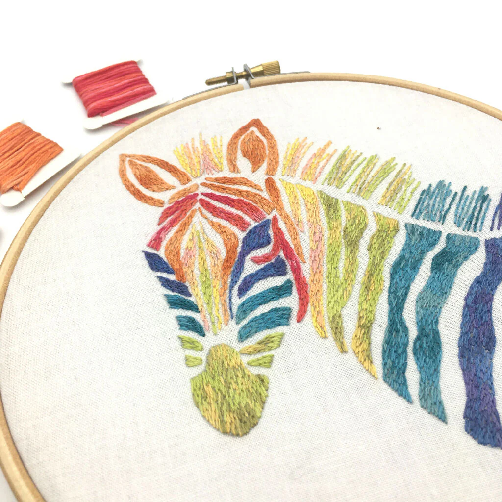 Zebra Embroidery Kit - Image 5