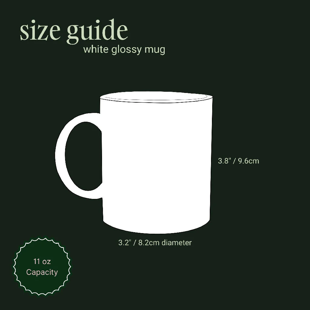 Zodiac Birth Flower Mug in White Gloss - Image 3